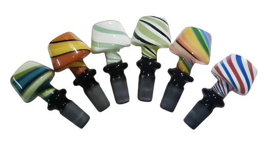 Got Colourful Mushrooms Glass Bowl 14mm